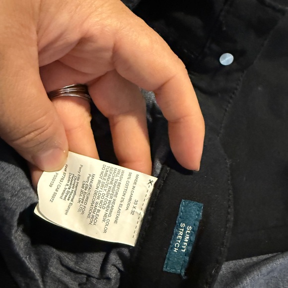 Perry Ellis Men’s Classic Black Jeans - Picture 4 of 5